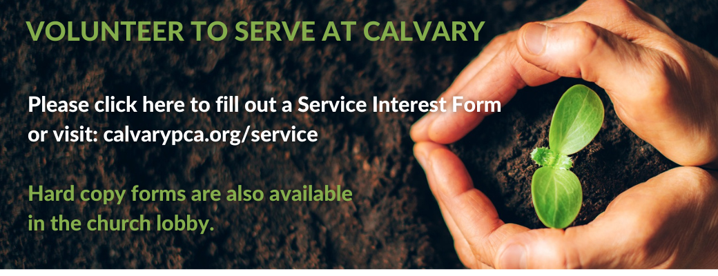 Volunteer to Serve at Calvary Slider