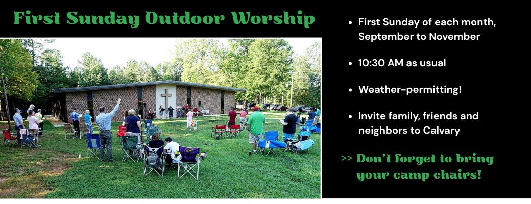 2025 First Sunday Outdoor Worship Slider