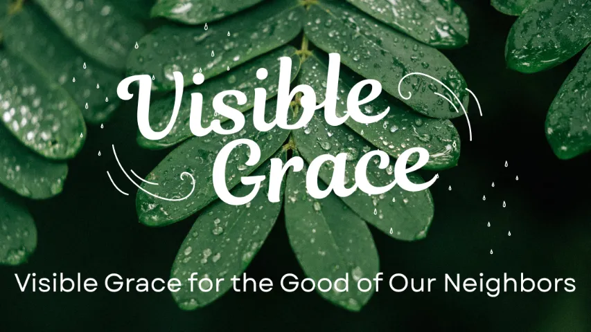 Visible Grace for the Good of Our Neighbors